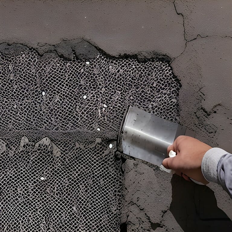 Netpuds af en facade