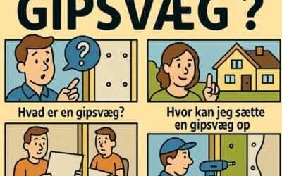 Hvad koster en gipsvæg? Komplet guide!