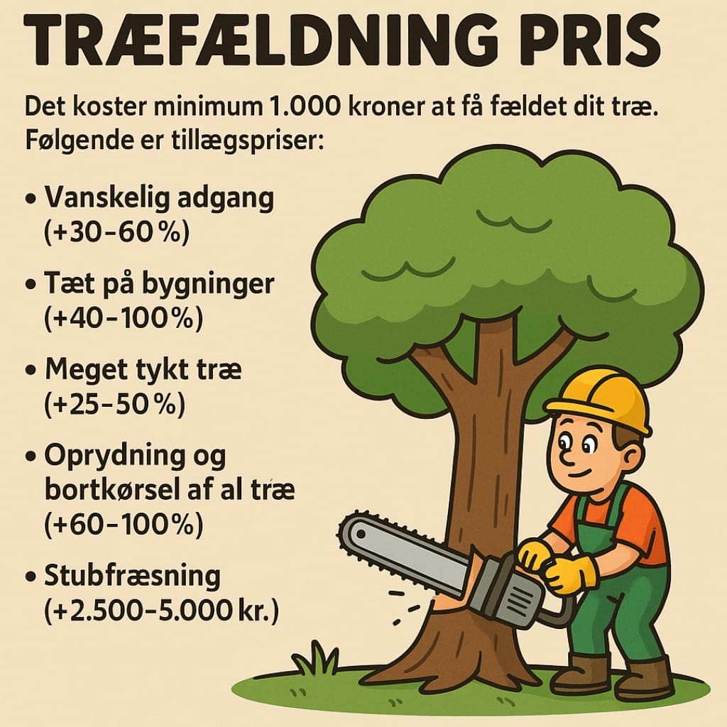 træfældning pris træfældning pris