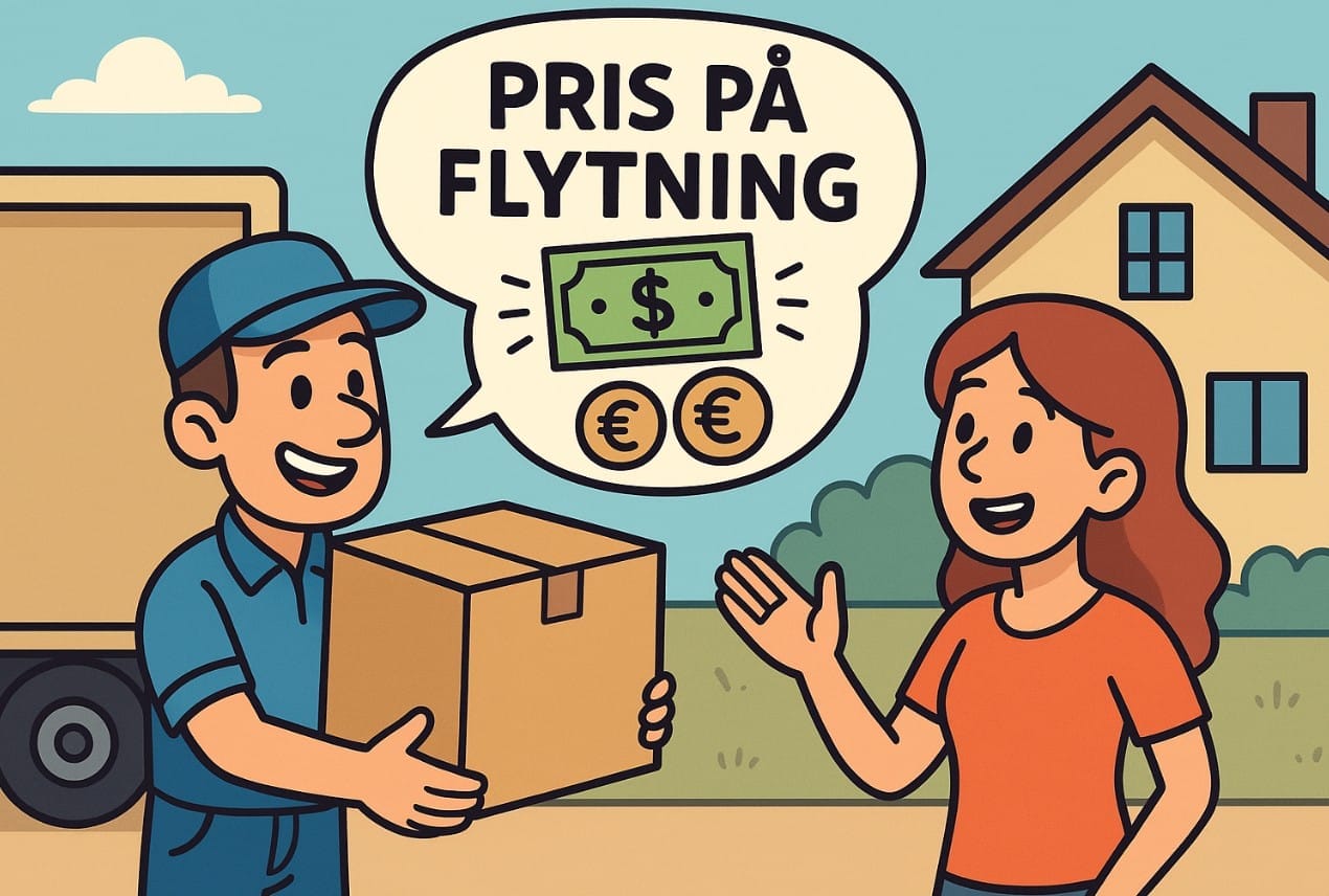 Flyttefirma Priser: Hvad koster en flytning og flyttemand?