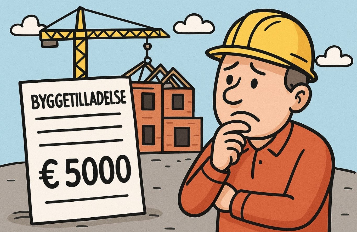 byggetilladelse pris