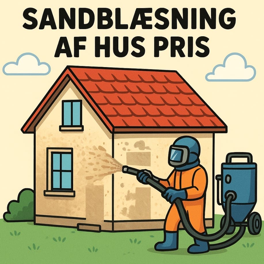 sandblæsning af hus pris