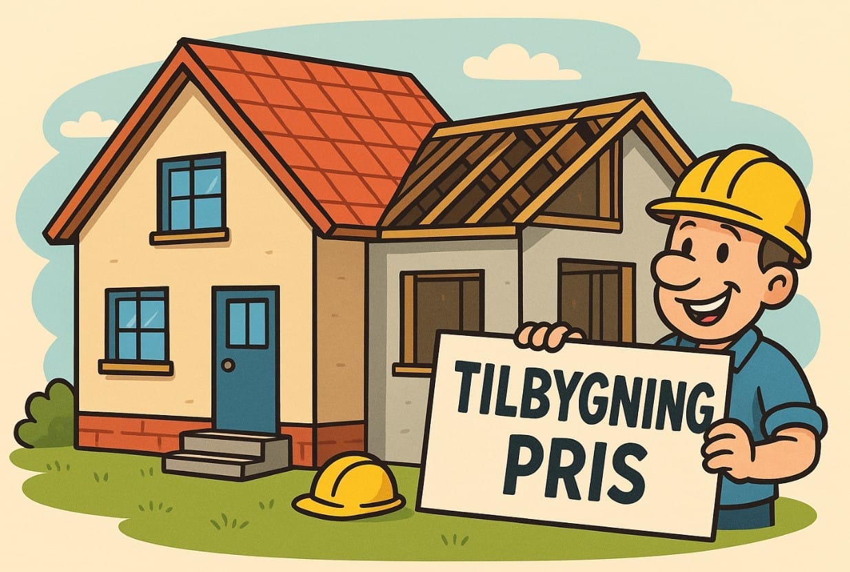 tilbygning pris